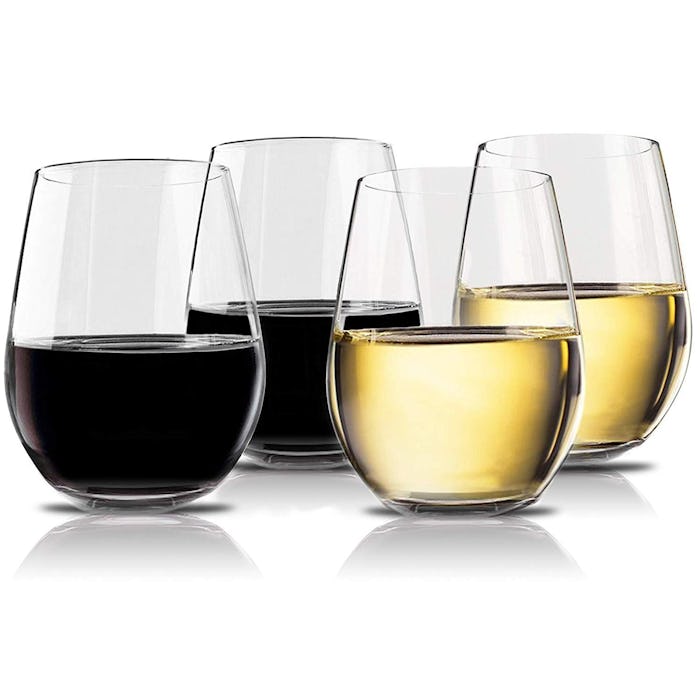 Vivocci Stemless Wine Glasses (4 Pack) 
