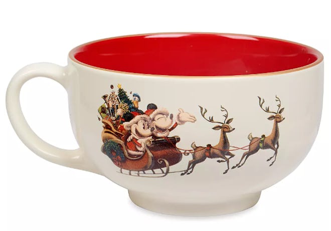  Santa Mickey and Minnie Mouse Holiday Mug
