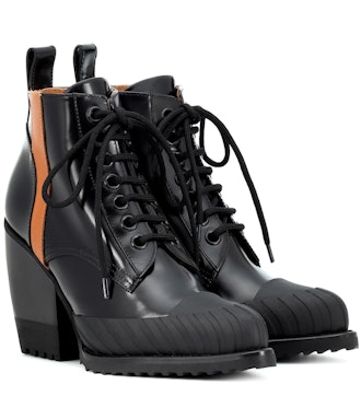 Chloé Rylee Leather Ankle Boots