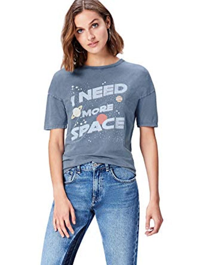 find. Women's Slogan Crew Neck T-Shirt