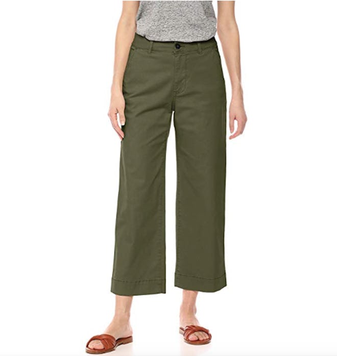 Amazon Brand - Daily Ritual Women's Washed Chino Wide Leg Pant