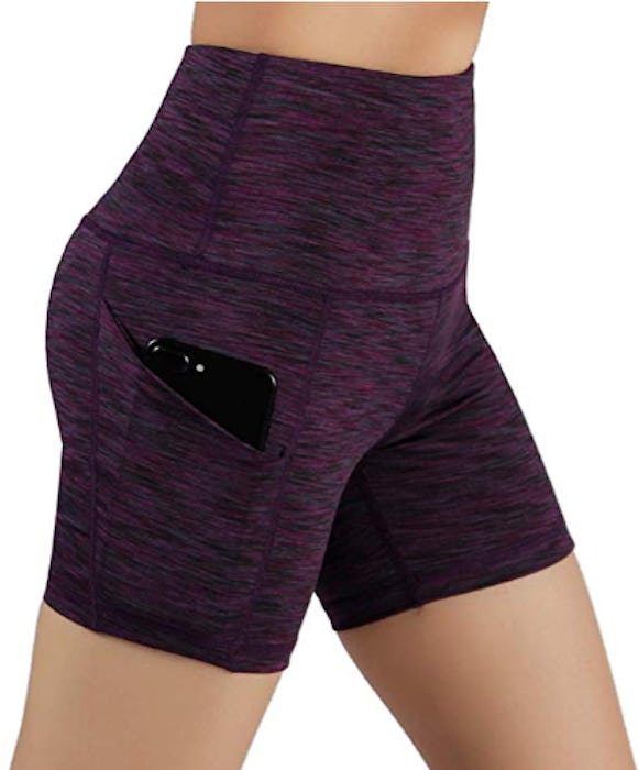 ODODOS High Waist Yoga Shorts 