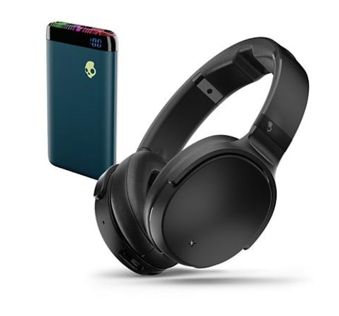 Skullcandy Venue Wireless Over Ear Headphones & Stash Power Bank Bundle