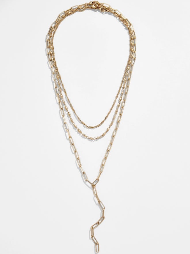 Diviana Layered Y-Chain Necklace Set 