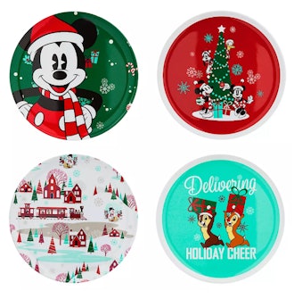  Mickey Mouse and Friends Holiday Plate Set