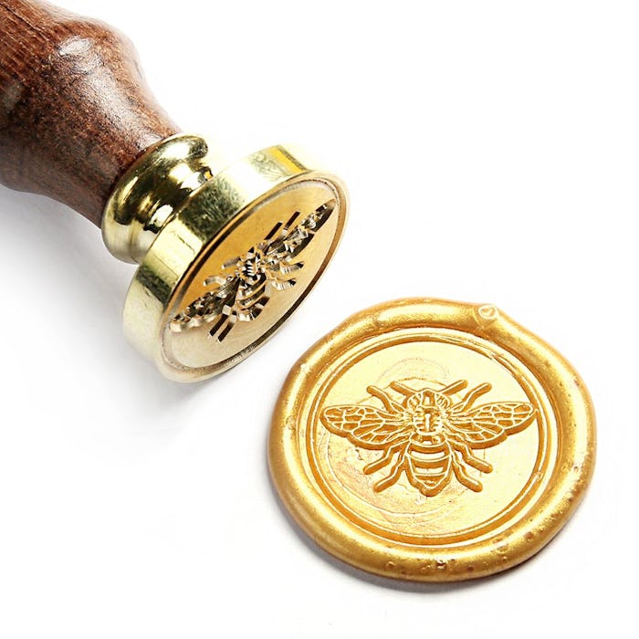 UNIQOOO Cute Little Bee Wax Seal Stamp