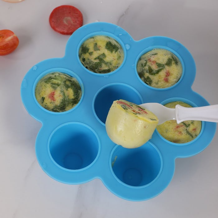 Aozita Silicone Egg Bite Molds 