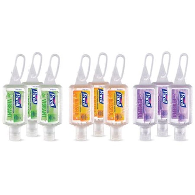 PURELL Advanced Hand Sanitizer Gel with Essential Oils, 1 Oz Portable Jelly Wrap (Pack Of 9)