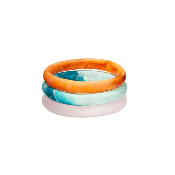 Dinosaur Designs Wishbone Resin Bangles