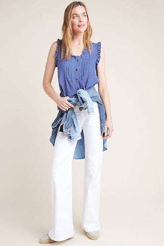 7 For All Mankind Georgia High-Rise Wide-Leg Jeans