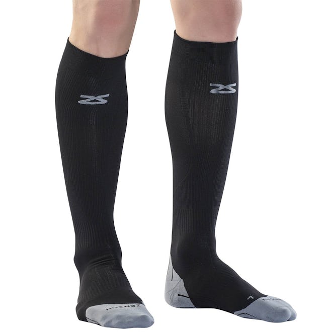 These compression socks are designed with 18 percent elastane, making them a great choice for anyone...