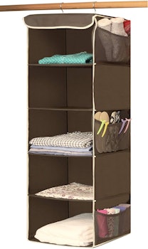 Simple Houseware 5 Shelves Hanging Closet Organizer