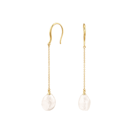 Organic Pearl Earrings 