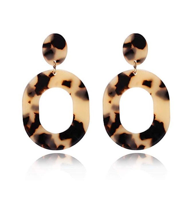 YAHPERN Acrylic Tortoiseshell Earrings