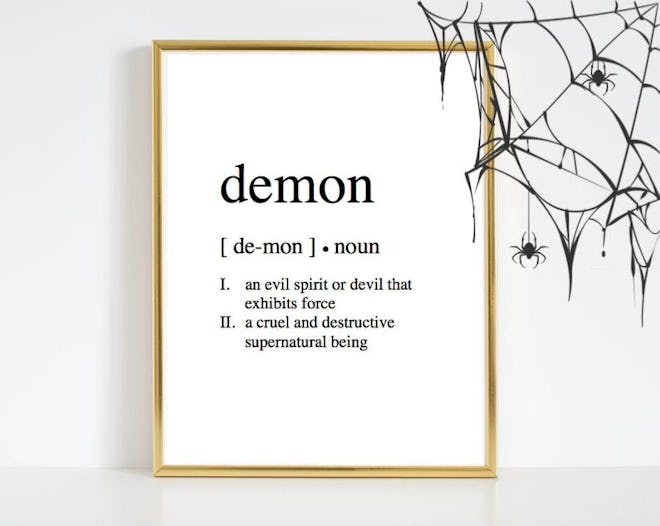 Demon Definition Printable