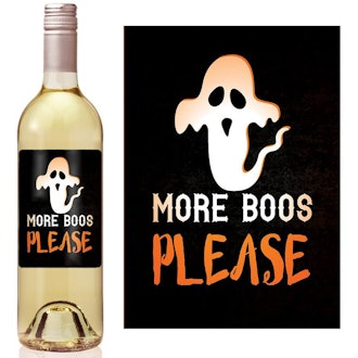 More Boos Please Wine Label