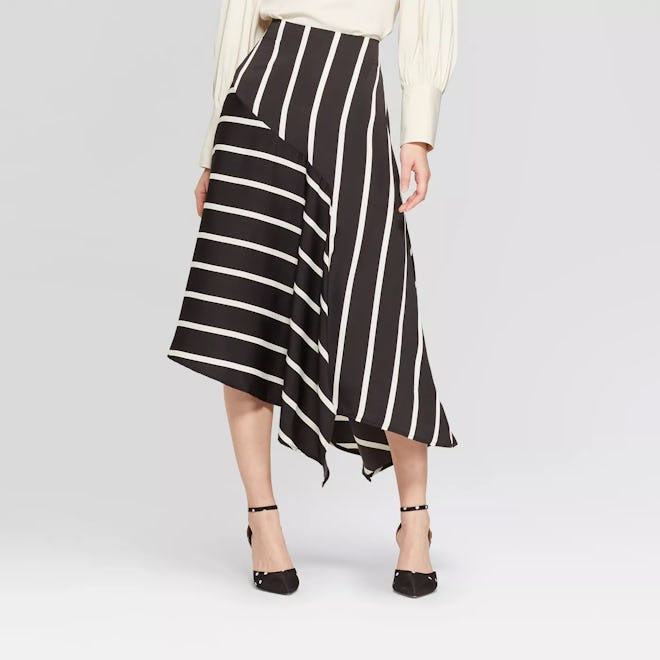 Who What Wear™ Women's Seamed Midi Slip Skirt 