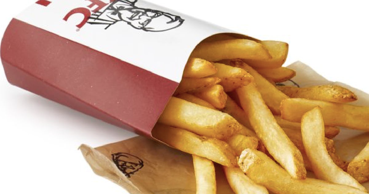 Kfc Secret Recipe Fries Uk Kfc Secret Recipe Fries Have Been Spotted Testing In Indiana
