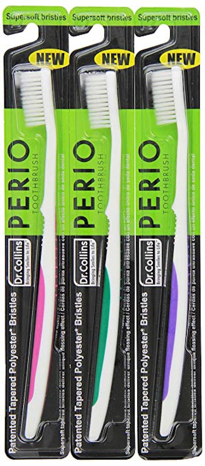 Dr. Collins Perio Toothbrush (3-Pack)