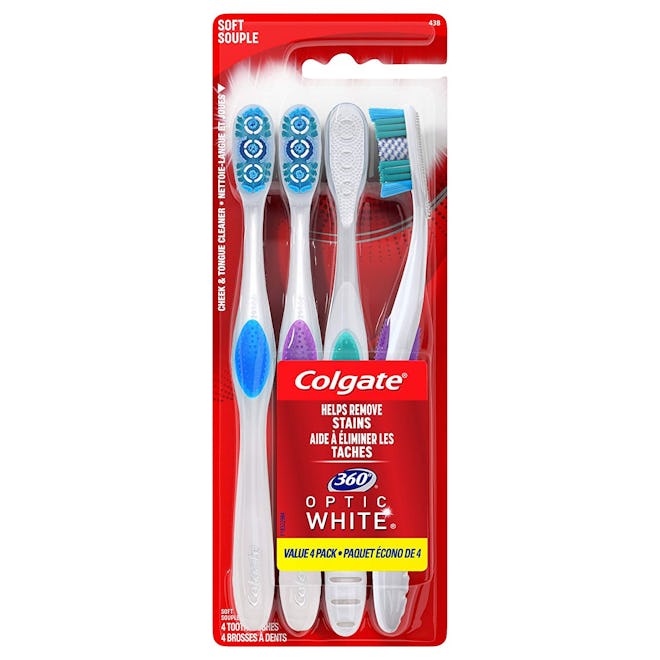 Colgate 360 Optic White Toothbrush (4-Pack)