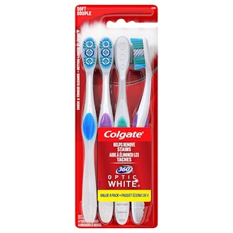 Colgate 360 Optic White Toothbrush (4-Pack)