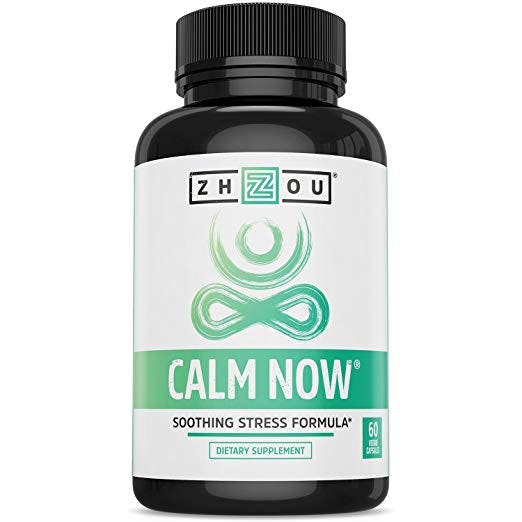 Zhou Nutrition Calm Now Soothing Stress Support Supplement 