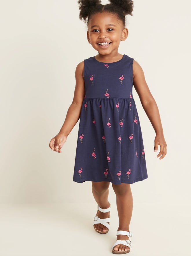 Sleeveless Fit & Flare Dress for Toddler Girls