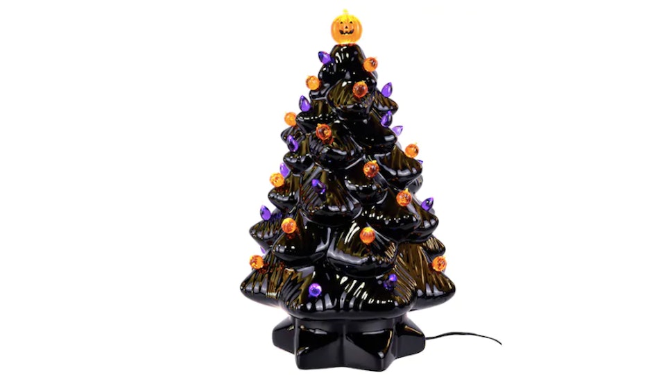  Michaels  Ceramic Halloween Christmas  Tree Takes Your 
