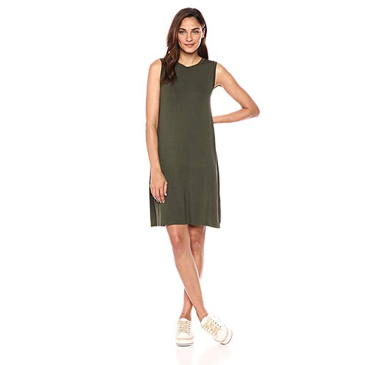 Daily Ritual Women's Jersey Muscle Swing Dress