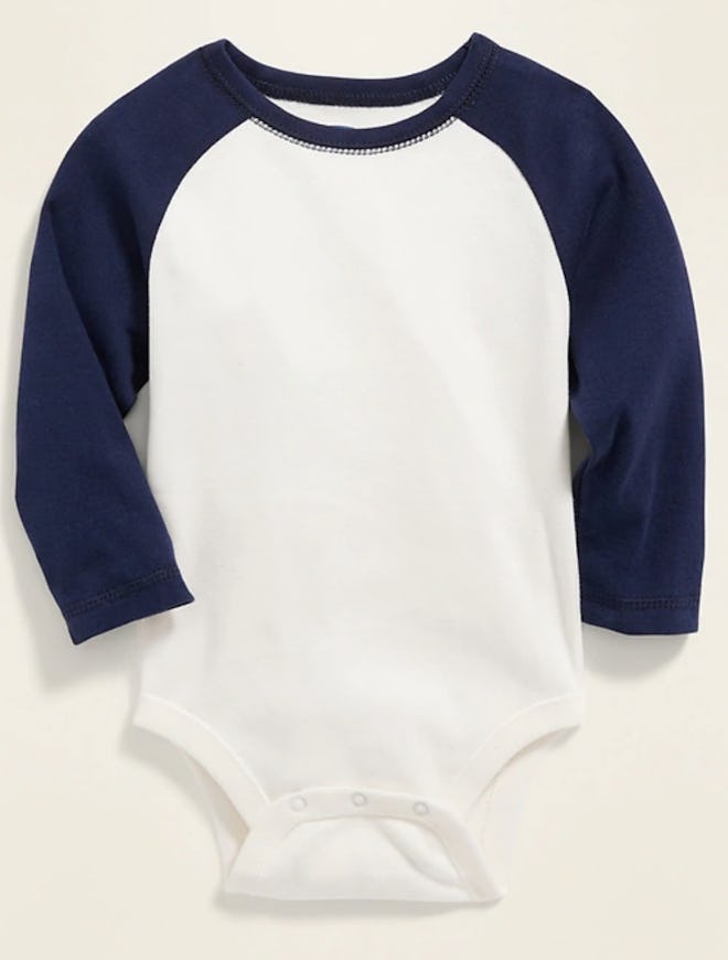 Raglan-Sleeve Bodysuit for Baby