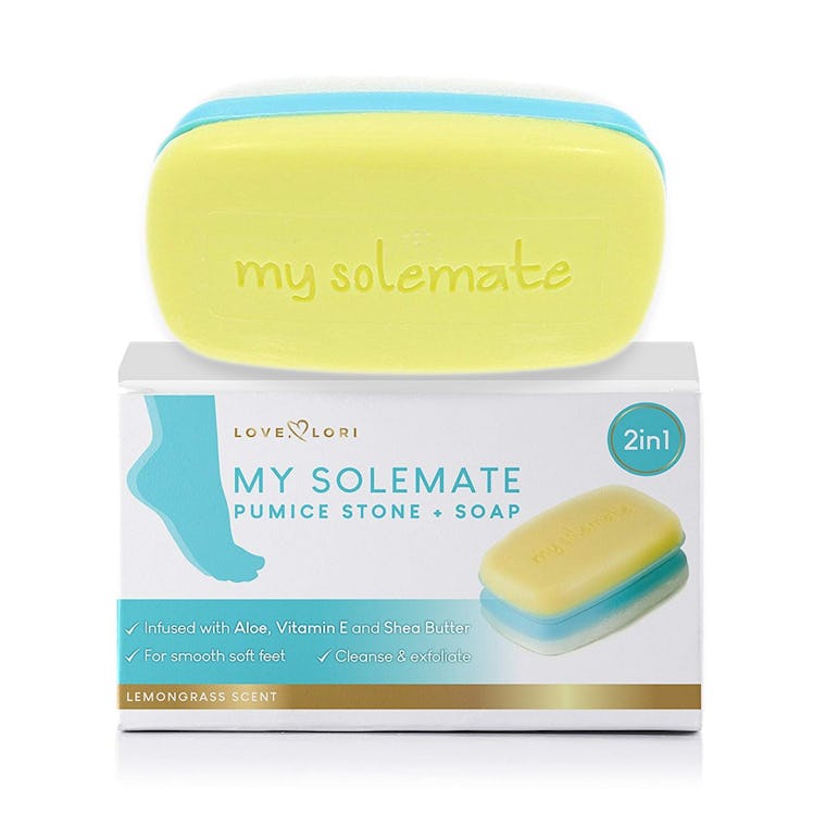 My Solemate Pumice Foot Scrubber With Lemongrass Soap