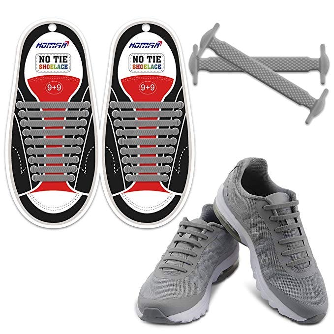 HOMAR No Tie Shoelaces for Kids and Adults