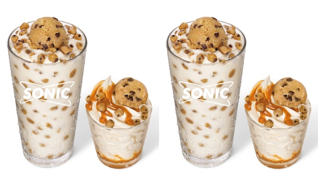 Sonic Drive-In - New Big Scoop Cookie Dough Blast & Sundae!!!