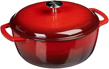 AmazonBasics Enameled Cast Iron Covered Dutch Oven