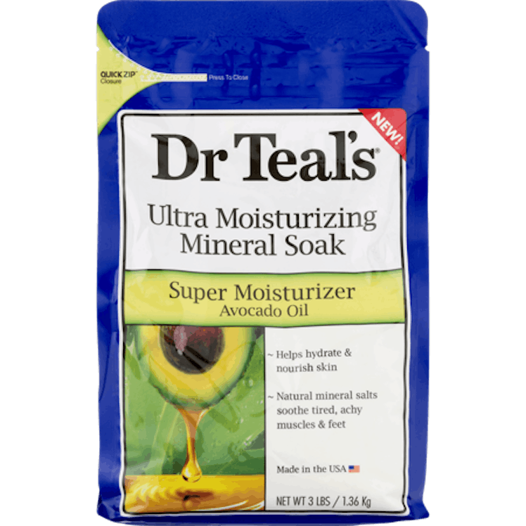 Dr Teal's Ultra Moisturizing Mineral Soak in Super Moisturizer Avocado Oil