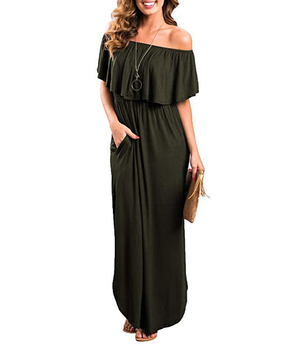 THANT Off Shoulder Maxi Dress