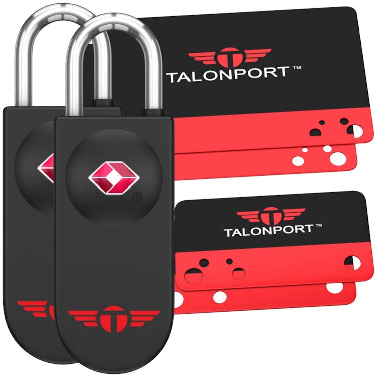 Talonport Keyless Luggage Locks (2-Pack)