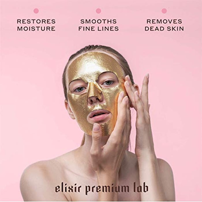 Elixir Cosmetics 24K Gold Korean Collagen Face Mask