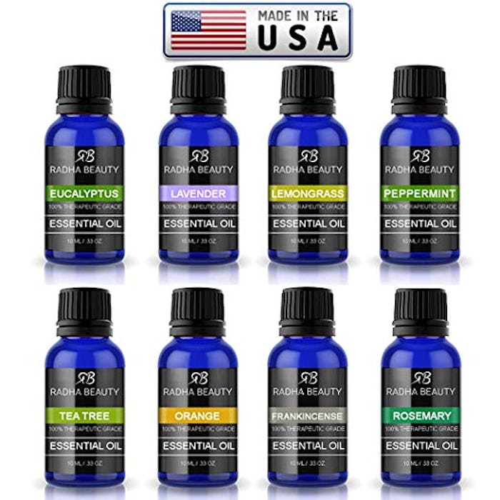 Radha Beauty Aromatherapy Starter Kit (8 Oils)