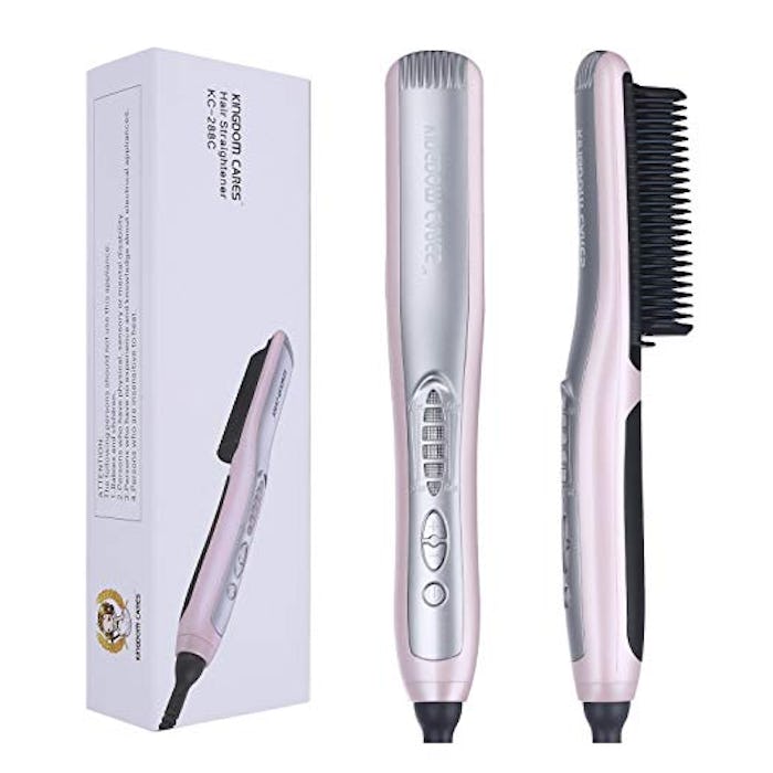 KINGDOMCARES Professional Hair Straightener Brush