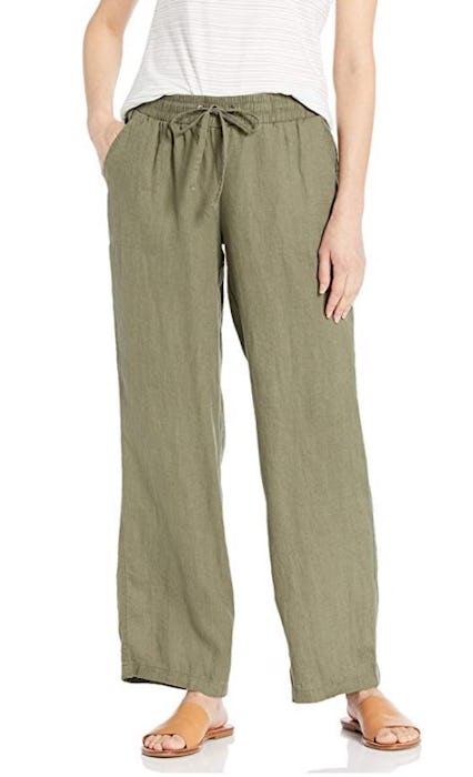 Amazon Essentials Women's Drawstring Linen Pant