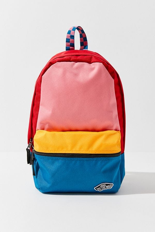 vans colourful backpack