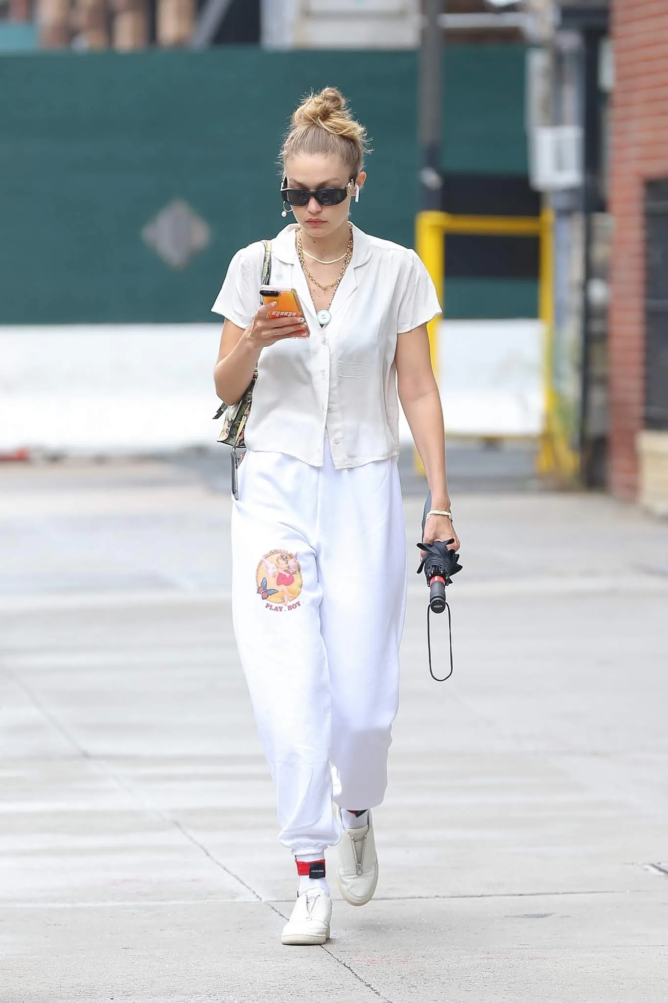 gigi hadid white shirt dress The Met Gala Has Renewed Gigi Hadid's Fashion Drive