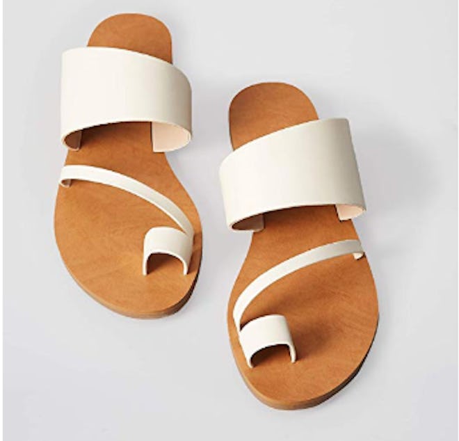 find. Women's Asymmetric Toe-Thong Flat Sandals Slipper