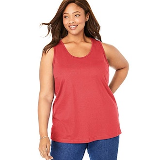 Woman Within Women's Plus Size Perfect Tank Top