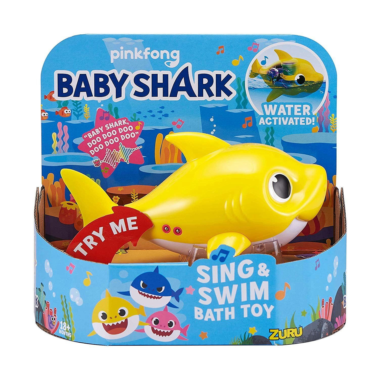 singing daddy shark toy