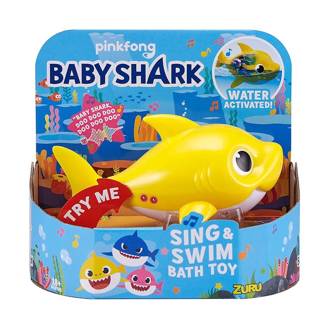 Baby Shark Battery-Powered Sing and Swim Bath Toy
