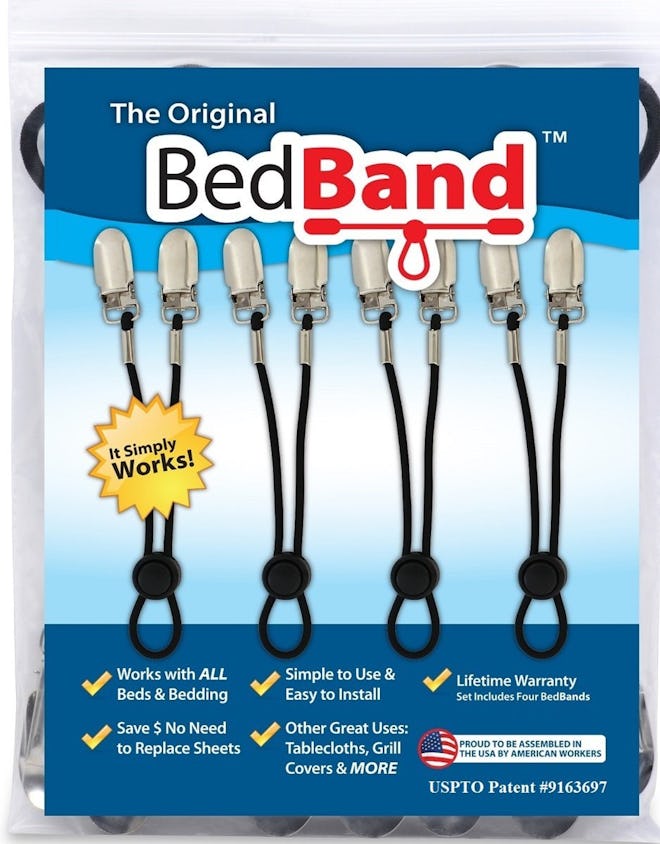 Bed Band Bed Sheet Holders (4 Pack)