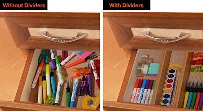 Bambusi Bamboo Drawer Dividers (Set of 4)
