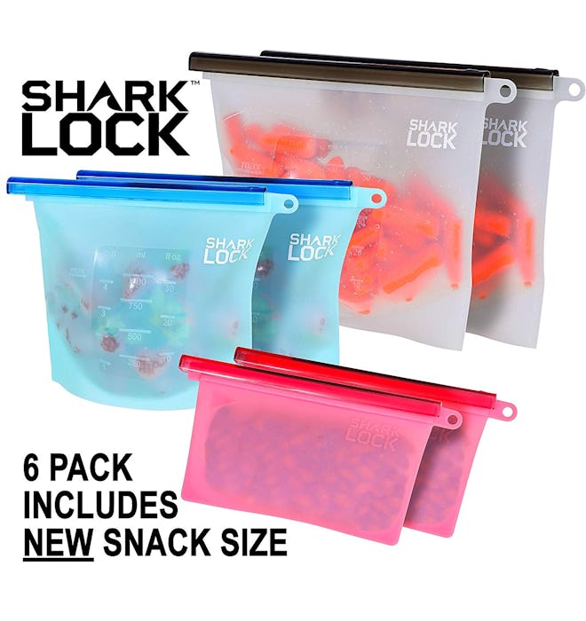 No Plastic Oceans Food Storage Bag (6-Pack)